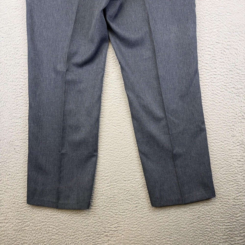 Vintage Levis Action Slacks Pants Mens 36x29 Gray Dress Trousers Classic 80s USA - Picture 7 of 13